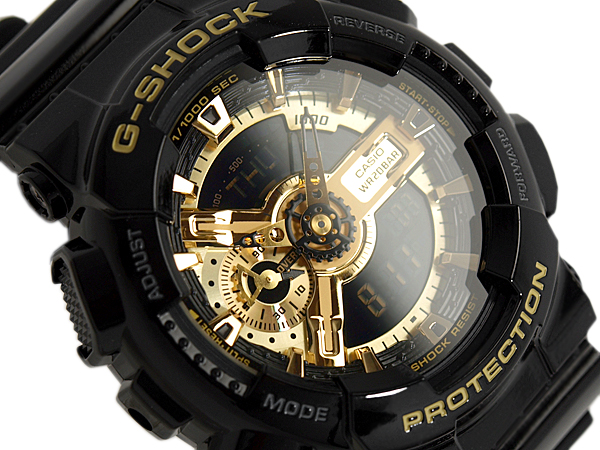 G-Shock GA110GB สีดำเงา ทอง รูปที่ 4