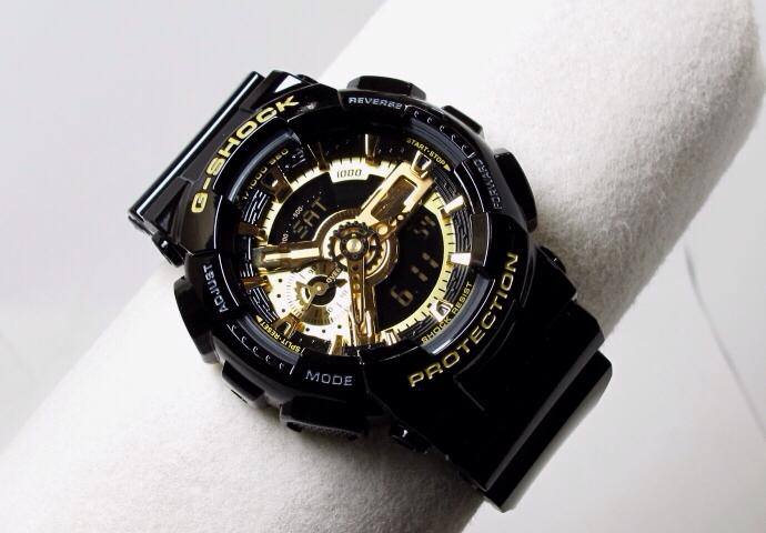G-Shock GA110GB สีดำเงา ทอง รูปที่ 5