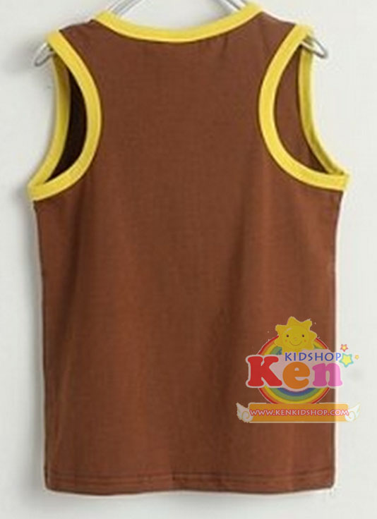 CISI เสื้อกล้ามเด็ก แมวน้อย Sweet Love สีน้ำตาลTB1694C รูปที่ 3