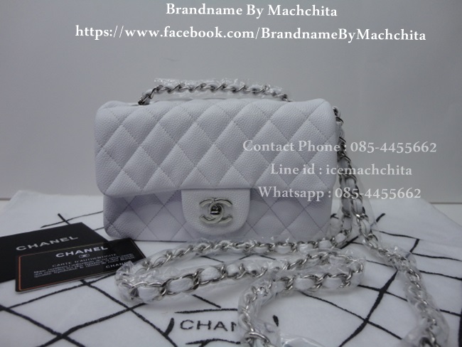 กระเป๋า Chanel Classic Size 7''-8'' สินค้านำเข้าระดับ Hi-end คุณภาพดีที่สุด รูปที่ 2