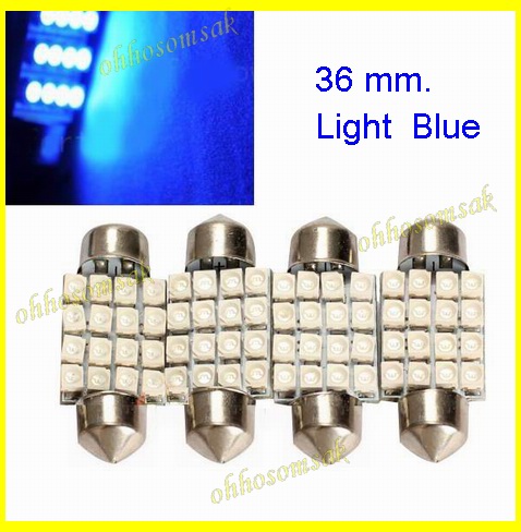 ขายหลอดไฟ LED ในห้องโดยสาร 2X3, 3 X 4 , 4 X 4 ดวง, สว่างมาก สีขาว ,ฟ้า ใช้เปลี่ยนเพิ่มความสว่างในห้องโดยสารรถยนต์ รูปที่ 1