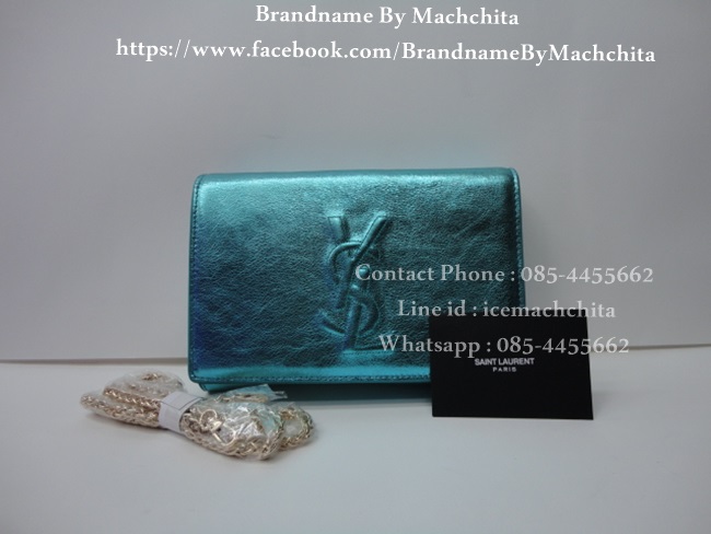 กระเป๋าครัช YSL มาพร้อมสายสะพายโซ่ยาว สินค้านำเข้าระดับ Hi-end คุณภาพดีที่สุด รูปที่ 7