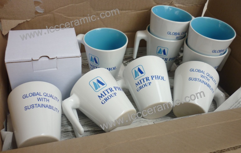แก้วเซรามิค ( เซรามิคสกรีนโลโก้ราคาโรงงาน ) **แก้วเซรามิค , Mug,ชุดแก้วกาแฟ รูปที่ 2