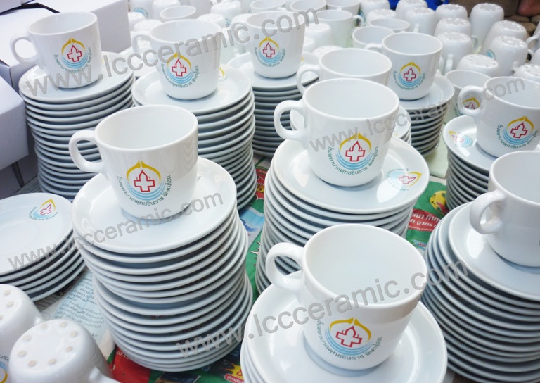 แก้วเซรามิค ( เซรามิคสกรีนโลโก้ราคาโรงงาน ) **แก้วเซรามิค , Mug,ชุดแก้วกาแฟ รูปที่ 4