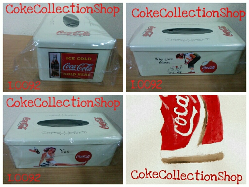 กล่องกระดาษทิชชูเหลี่ยม coke classic รูปที่ 2