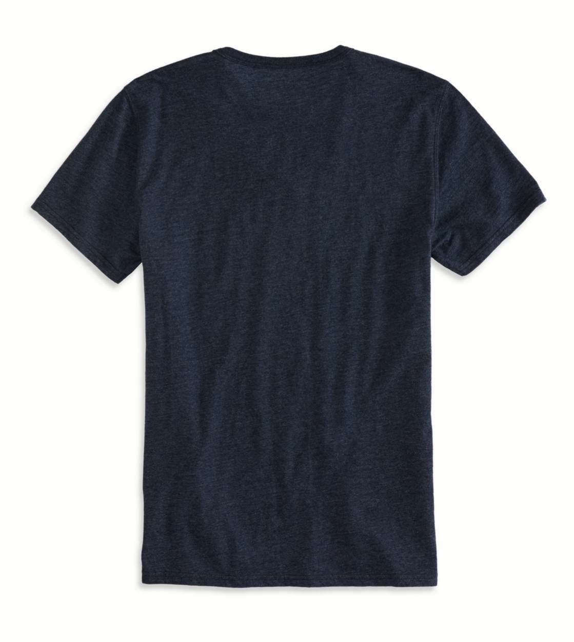 เสื้อยืดแฟนชั่นผู้ชาย American Eagle APPLIQUE GRAPHIC T-SHIRT – FLEET NAVY รูปที่ 4