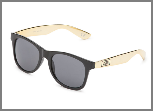 แว่นตาแฟชั่น VANS สวยๆ Color : Black/Gold รูปที่ 1