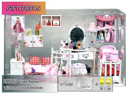 ขาย บ้านจิ๋ว บ้านตุ๊กตา diy ของขวัญน่ารัก จากร้าน giftforfan จ้า รูปที่ 3