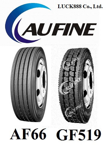 ขายถูก ด่วน มีจำนวนจำกัด ยางจีนขนาด 11R22.5 AUFINE ลาย GF519 & AF66 ยางรถบรรทุก ยางรถบัส ยางรถพ่วง ยางรถดั๊ม ยางรถลาก โท รูปที่ 1