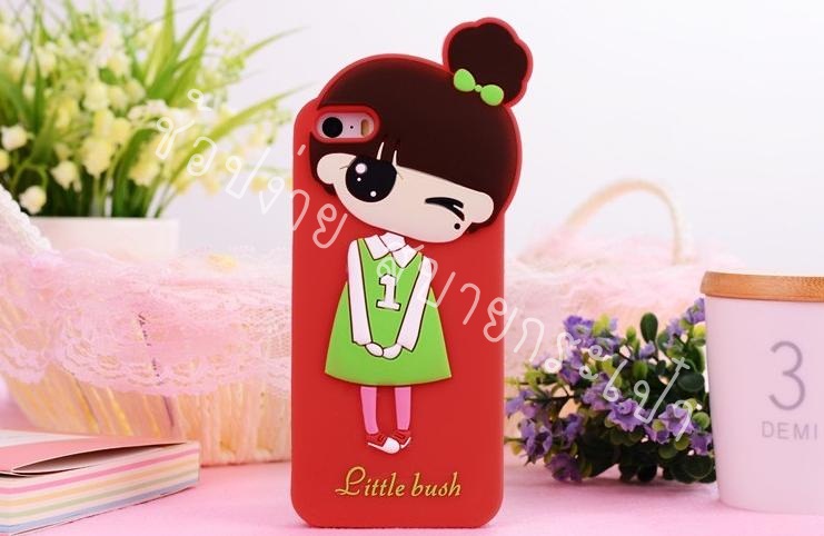 เคสซิลิโคลน 3D รูปเด็กผู้หญิง ดีไซน์ออกแบบความน่ารัก รูปที่ 2
