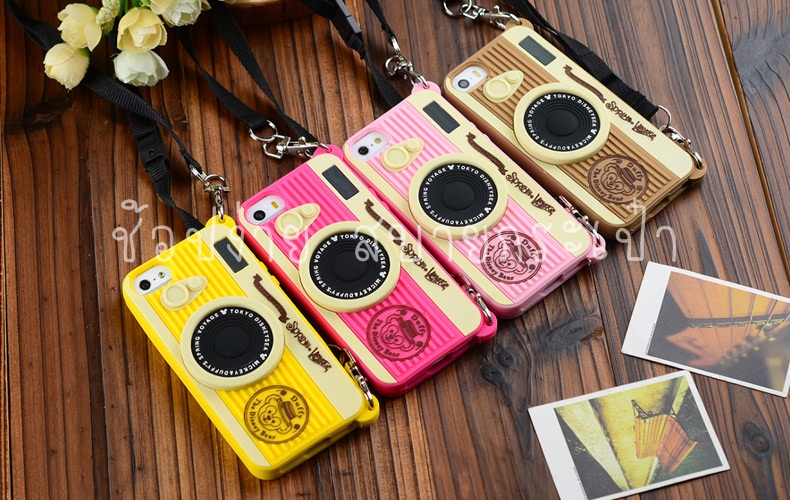 เคสซิลิโคน 3D รูปกล้องถ่ายรูปน่ารักๆ แบบสวมหลัง รูปที่ 1