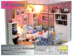 ขาย บ้านจิ๋ว บ้านตุ๊กตา diy ของขวัญน่ารัก จากร้าน giftforfan จ้า รูปที่ 4