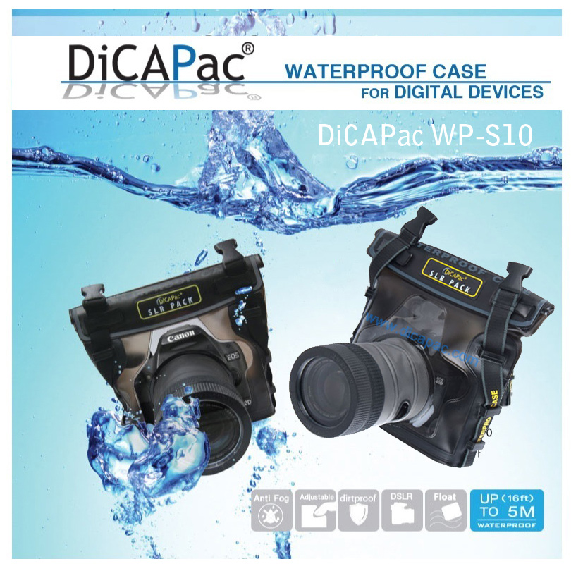 เคสกันน้ำ DiCAPac WP-S10 for Canon, Nikon, Sony รูปที่ 1
