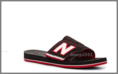 รองเท้าแตะผู้ชาย New Balance Color - Black/Red/White/Grey