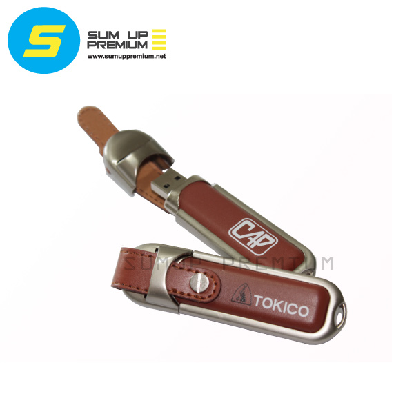 NO1. แฟลชไดร์ฟหนังขายส่ง (flash drive leather) พร้อมสกรีนโลโก้ฟรี โทร 082-565-3016 รูปที่ 7