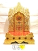 รูปย่อ  แท่นพระพม่าทรงสูง ฐานมีขอบใหญ่ 15 นิ้ว (งานกระจกสี) รูปที่1
