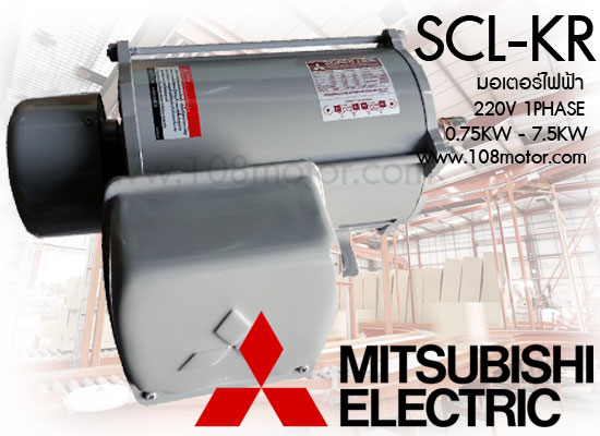 ตัวแทนจำหน่าย มอเตอร์ไฟฟ้า Mitsubishi รุ่น 220V 1phase 2สาย รูปที่ 1