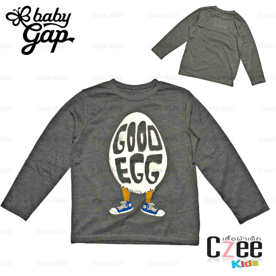 เสื้อแขนยาวสีเทา Baby GAP รูปที่ 1