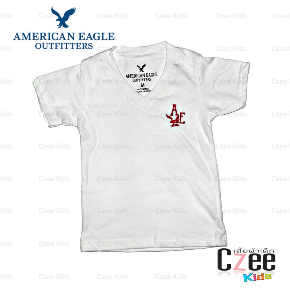 เสื้อผ้าเด็ก เสื้อยืด American Eagle สีขาว รูปที่ 1