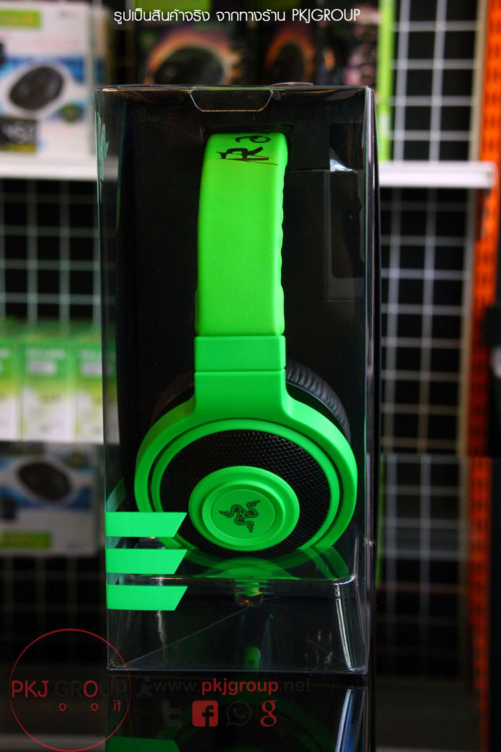 ขาย Razer Kraken Pro Headphone (Green) สีเขียวบาดใจ ราคากันเอง รูปที่ 4