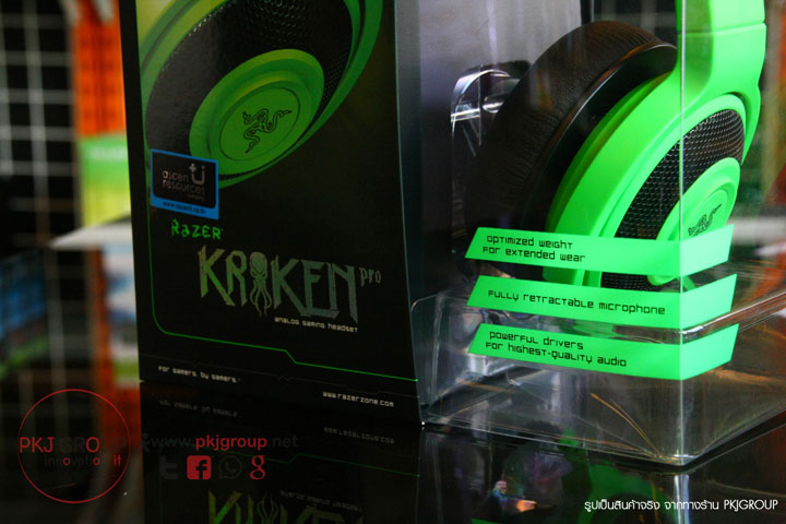 ขาย Razer Kraken Pro Headphone (Green) สีเขียวบาดใจ ราคากันเอง รูปที่ 7