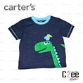 เสื้อผ้าเด็ก เสื้อยืด Carter's สีกรมท่า ลายไดโนเสาร์