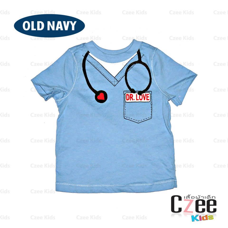 เสื้อผ้าเด็ก เสื้อยืด Old Navy สีฟ้า Dr.Love รูปที่ 1
