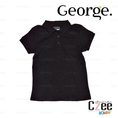 เสื้อผ้าเด็ก เสื้อโปโล George สีดำ