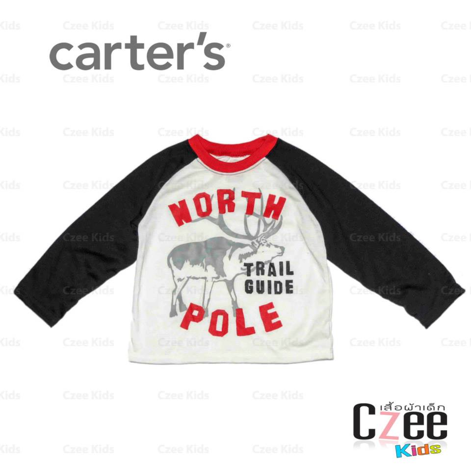 เสื้อผ้าเด็ก เสื้อแขนยาว Carter's ลายกวาง  รูปที่ 1