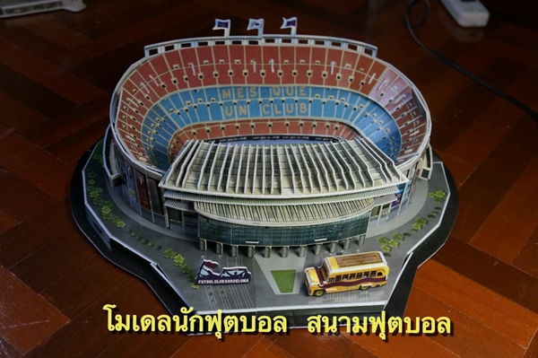 โมเดลนักฟุตบอล สนามฟุตบอล รูปที่ 3