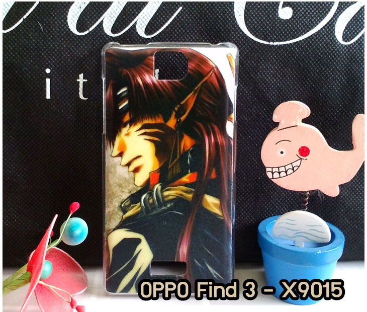 M760-02 เคสแข็ง OPPO Find 3 ลายเคนจิ รูปที่ 4