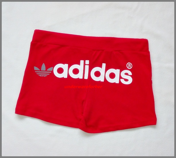 กางเกงขาสั้น  ADIDAS ผู้หญิง สีแดง รูปที่ 3