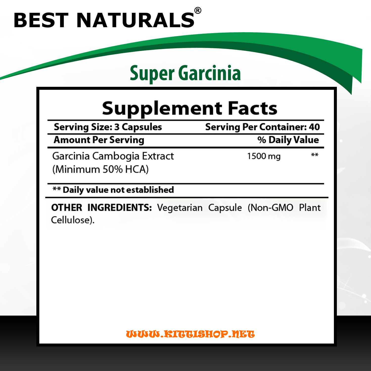 ผลิตภัณฑ์ลดน้ำหนักของแท้จากอเมริกา: Best Naturals Super Garcinia 1500 สารสกัดบริสุทธิ์จากผลส้มแขก รูปที่ 3