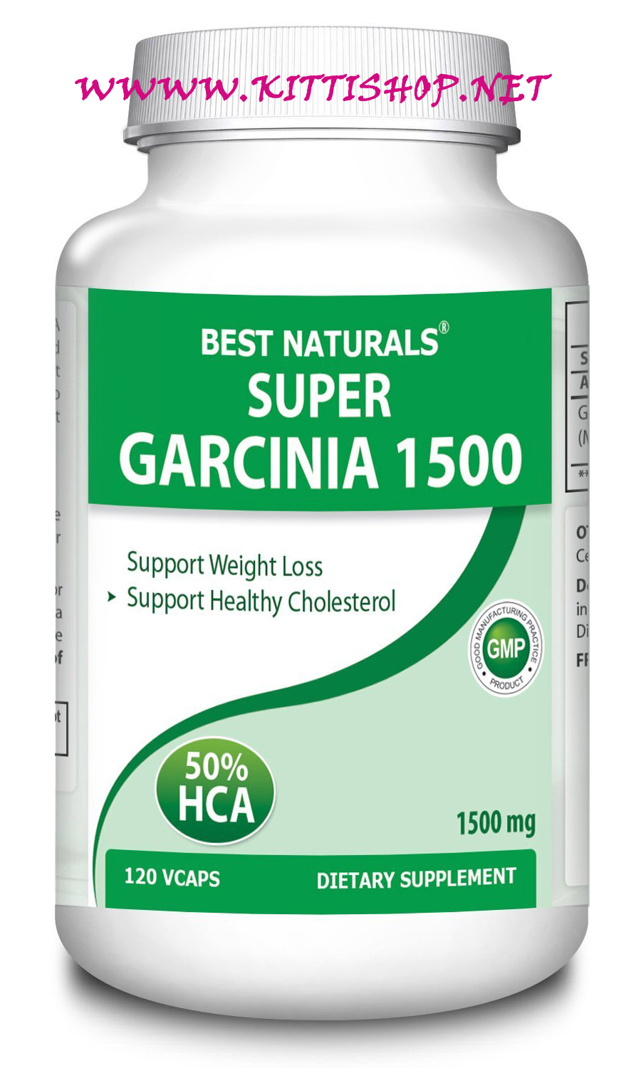 ผลิตภัณฑ์ลดน้ำหนักของแท้จากอเมริกา: Best Naturals Super Garcinia 1500 สารสกัดบริสุทธิ์จากผลส้มแขก รูปที่ 1