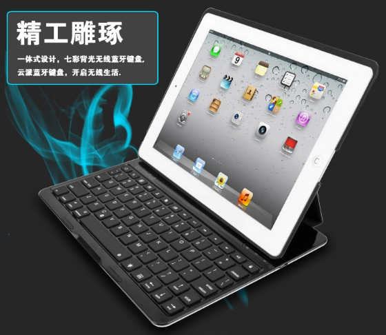 คีย์บอร์ดเคส iPad2 3 New Ipad รูปที่ 1
