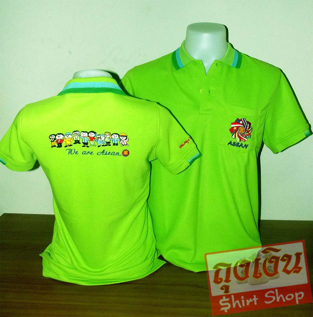 เสื้อโปโลสำเร็จรูป เขียวตอง ทรงสปอร์ต คุณภาพเยี่ยม สอบถามได้ที่ ไลน์ไอดี @tngshirtshop รูปที่ 3