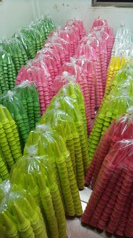 @@@ พร้อมส่งแล้วจ้าา @@@ กรวยไอติมสีสำหรับทำกระทง    รูปที่ 2