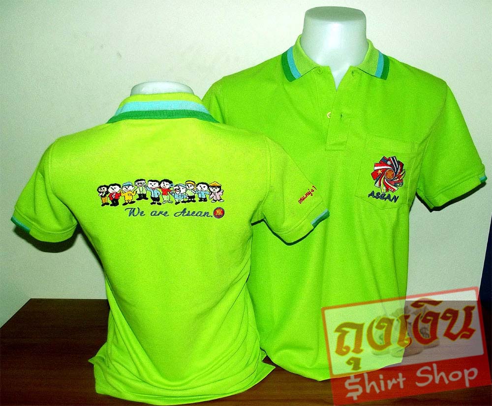 เสื้อโปโลสำเร็จรูป เขียวตอง ทรงสปอร์ต คุณภาพเยี่ยม สอบถามได้ที่ ไลน์ไอดี @tngshirtshop รูปที่ 4