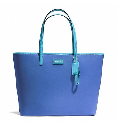 กระเป๋า COACH PARK METRO NEOPRENE TOTE  F29142   รูปที่ 4