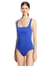 รูปย่อ Swimsuit Calvin Klein Women's Solid Pleated Soft Cup Maillot One Piece Swimsuit (Type one Piece) รูปที่2