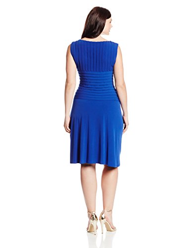 Calvin Klein Women's Plus-Size Sleeveless Cross Front Flare Dress ( Calvin Klein Night Out dress ) รูปที่ 4