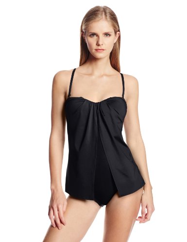 Swimsuit Jantzen Women's Solid Flyaway One-Piece Swimsuit (Type one Piece) รูปที่ 5