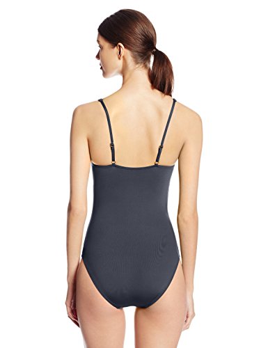 Swimsuit Calvin Klein Women's Solid Pleated Soft Cup Maillot One Piece Swimsuit (Type one Piece) รูปที่ 4