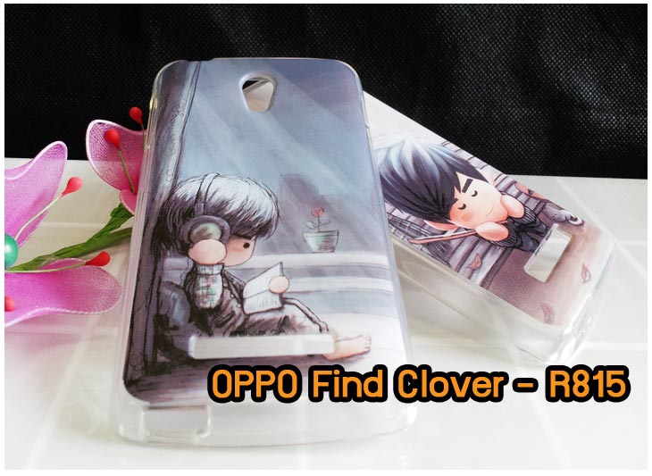M788-11 เคสซิลิโคน OPPO Find Clover ลาย Boy III รูปที่ 5