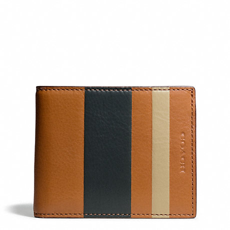 กระเป๋าสตางค์ผู้ชาย COACH BLEECKER DEBOSSED STRIPE SLIM BILLFOLD F74593 รูปที่ 2