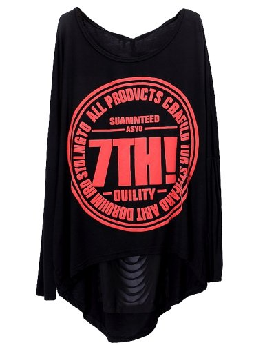 Camii Mia Women's Crewneck Hollow Batwing Sleeve T-Shirt ( Camii Mia Knit tee ) รูปที่ 1