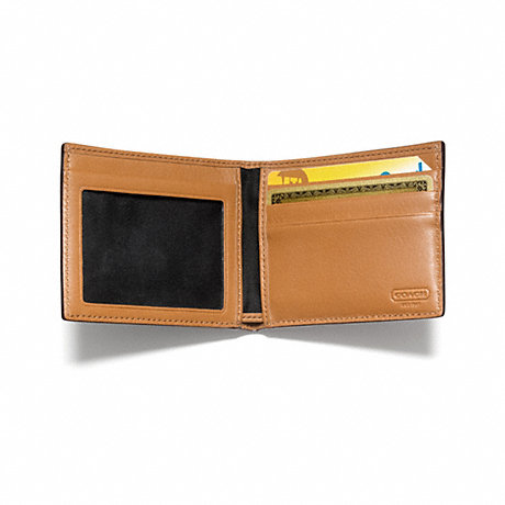 กระเป๋าสตางค์ผู้ชาย COACH BLEECKER DEBOSSED STRIPE SLIM BILLFOLD F74593 รูปที่ 3