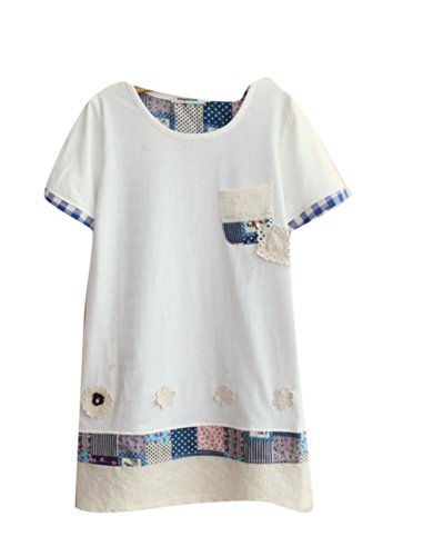 Women's Summer Lace Cloth Leisure T-shirt Size ( Fengbay Knit tee ) รูปที่ 1