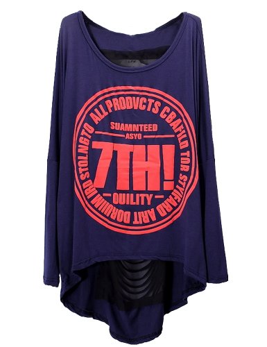 Camii Mia Women's Crewneck Hollow Batwing Sleeve T-Shirt ( Camii Mia Knit tee ) รูปที่ 4