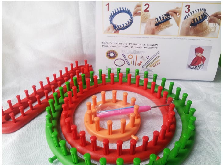 Y43 Knitting Loom แบบกลมและตรง เซ็ท 4 ชิ้น รูปที่ 4